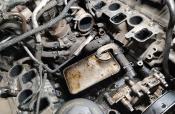 Замена прокладки маслоохладителя  Audi Q7 3.0TDi (код двигателя CLZB)